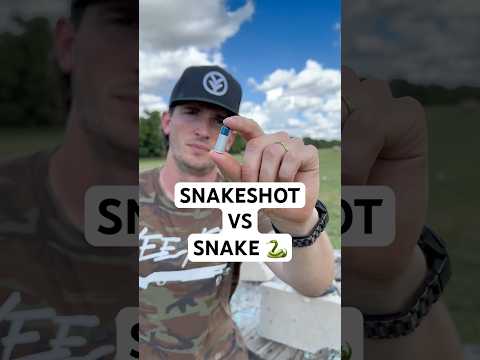 9mm Shotshell vs Rubber Snake