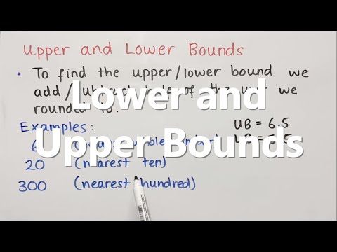 Lower and Upper Bounds