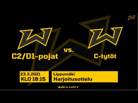 Harjoituspeli Welhot C2/D1-pojat vs C-tytöt