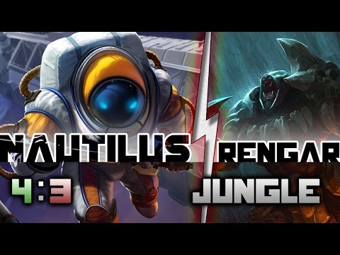 5.5 Scarra as Nautilus vs Rengar in the Jungle!