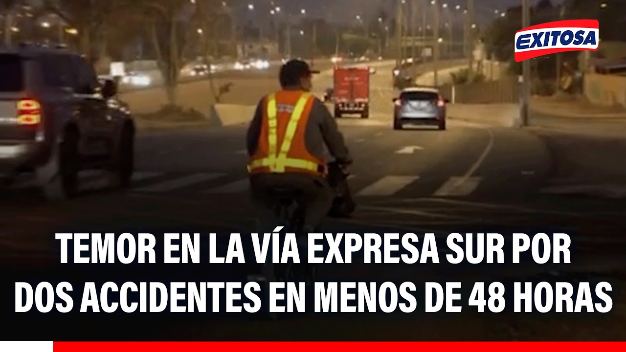 🔴🔵 Dos accidentes en menos de 48 horas en la Vía Expresa Sur