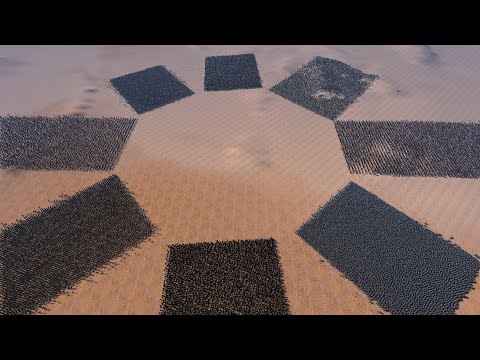 8 ARMIES | 8000 ARCHERS EACH FREE FOR ALL - Ultimate Epic Battle Simulator