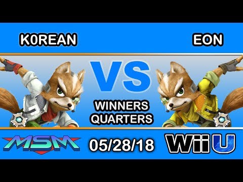 MSM 148 - Brult GSM | K0rean (Fox) Vs. GRV | Eon (Fox) Winners Quarters - Smash 4