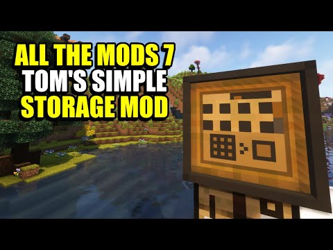 DEWSTREAM - Ep2 Tom's Simple Storage Mod - Minecraft All The Mods 7 Modpack