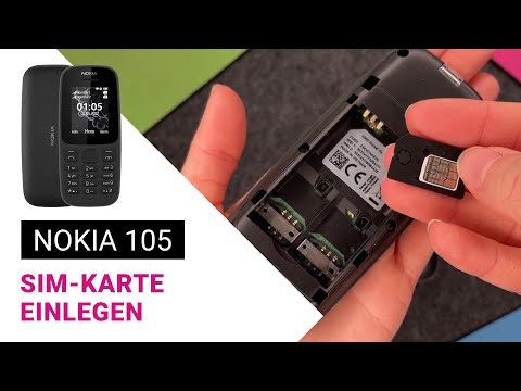 Nokia 105 2019 - SIM Karte einlegen