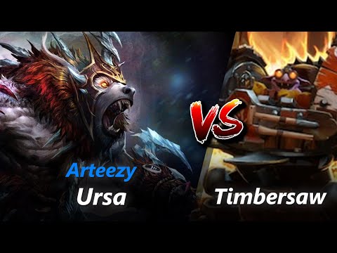 How to Ursa safelane vs Timbersaw/Shadow Shaman (feat. Arteezy) | First 10 minutes