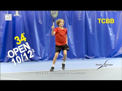 34e Open du  TCBB : les finales de l'Open 10-12  du TCBB...