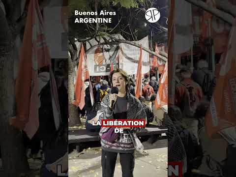 ???? Buenos Aires : rassemblement de soutien à Anasse Kazib devant l'ambassade de France pour sa relaxe