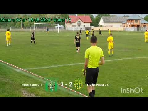 Sporting Poieni Solca U17⚫️🟡🆚️Bradul Putna U17🟡🟡 4️⃣-8️⃣ - rezumat 🎥