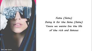 Lady Gaga - The Fame Lyrics