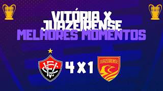 Vitória 4x1Juazeirense - Melhores Momentos - Copa do Nordeste - 08 04 2026