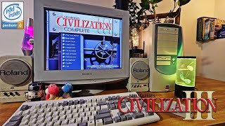 Civilization III on a Retro PC, Pentium 4, Geforce4 TI 64mb,  Sony Trinitron Multiscan E540