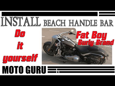How to install Burly Brand Beach Bars on Harley Davidson Softail ||Do it yourself step by step guide