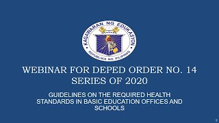 DepEd Order No 14 S  2020