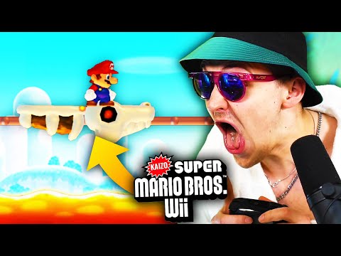 Die KLEINSTE ACHTERBAHN in Kaizo Mario Bros Wii!