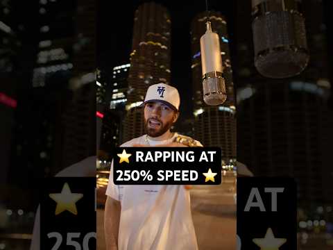 RAPPING AT 250% SPEED 🤯💥 #deathtomumblerap #music #rap #hiphop #rapper #chopper #originalmusic