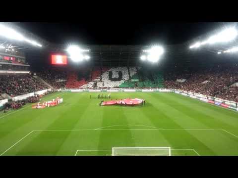 2016.10.09.  Hungary - Switzerland,  choreography of fans