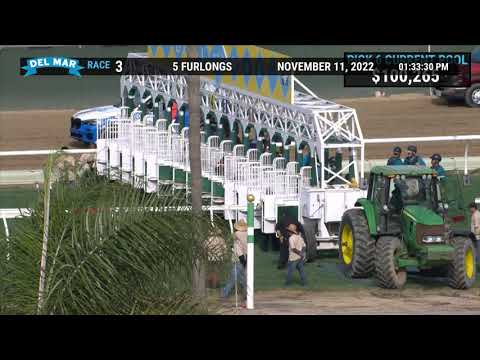 Ah Jeez wins race 3 at Del Mar 11/11/22