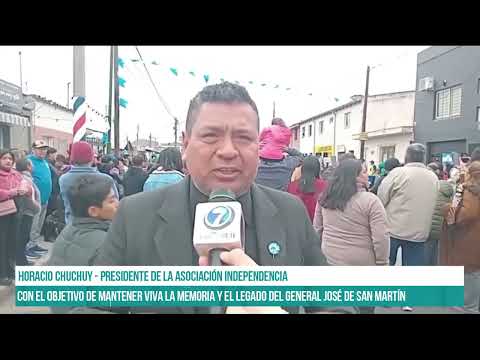 SALTA - Se realizó un gran desfile en honor al General San Martín en barrio Mosconi #canal7salta