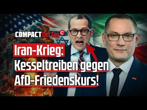 Iran war: Smear campaign against AfD's peace policy!💥