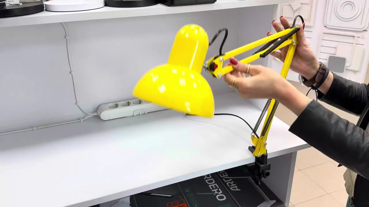 Настільна лампа на струбцині LOGA LIGHT L-606 Соняшник