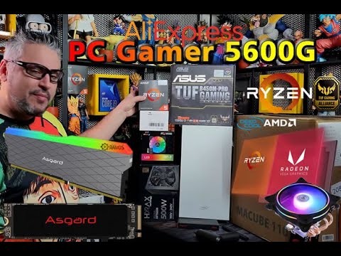 Montando PC com RYZEN 5600G em 2022 !!! PC GAMER sem Placa de Vídeo