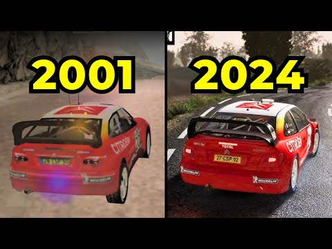 Evolution of WRC Games (2001-2024) (4K)