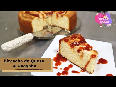 COMO HACER UN BIZCOCHO DE QUESO Y GUAYABA | BELKIS CAKES