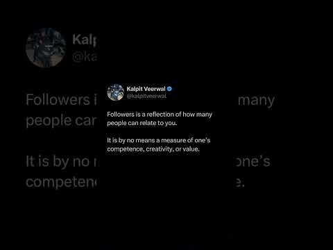 Chase value not followers