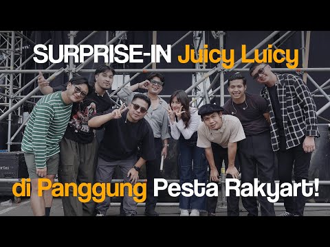 Surprise-in Juicy Luicy di Panggung Pesta Rakyart | Mawar de Jongh Vlog