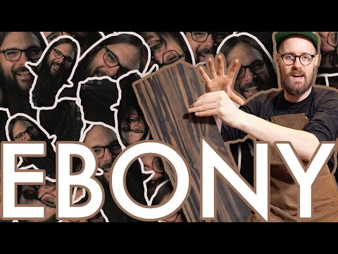 CRELICAM EBONY - Diospyros crassiflora - Sustainable ebony from Cameroon - Acoustic guitar tonewood.