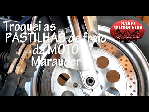 Troquei as Pastilhas de freio da MOTO Marauder VZ800