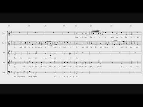 Psallite Deo nostro in laetitia Einstudierung Sopran 2