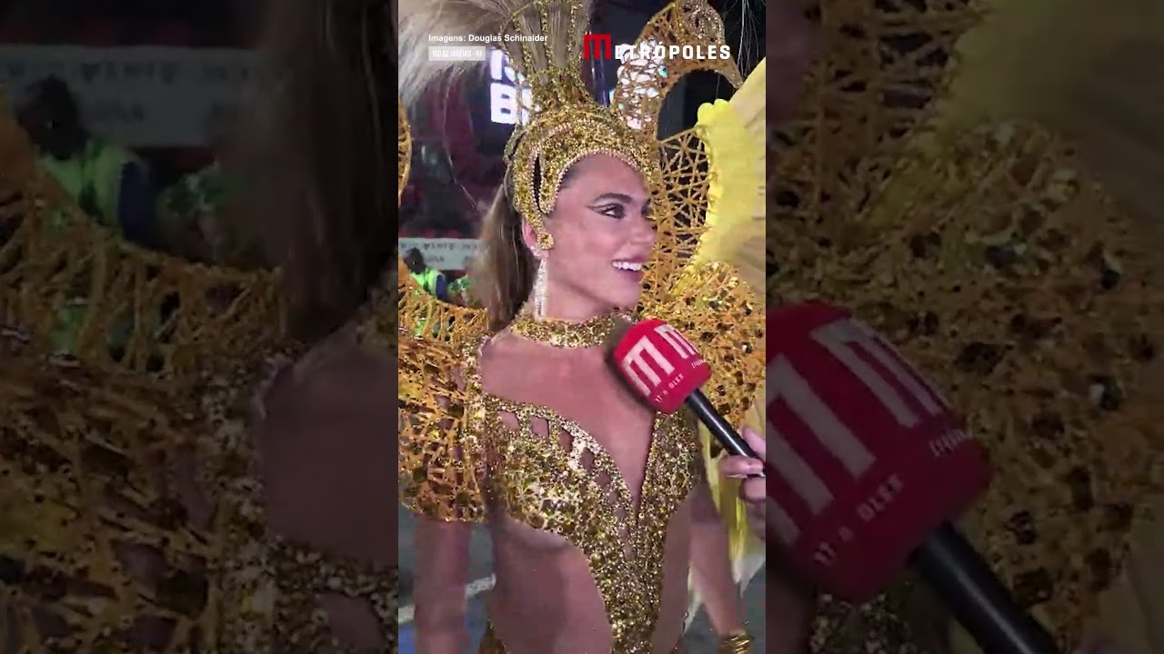 Mariana Goldfarb elogia "coragem" de Virginia em desfilar na Sapucaí