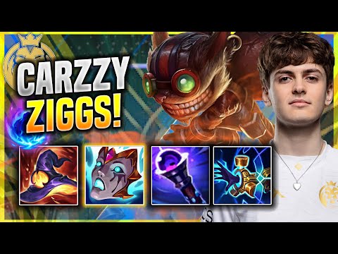 CARZZY IS A BEAST WITH ZIGGS! - MAD Carzzy Plays Ziggs ADC vs Syndra! | Patch 11.17
