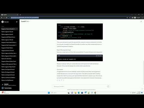 Python Argparse Filename