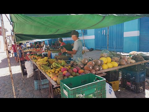 Tradicional feira de água branca PB,, sertão nordestino!