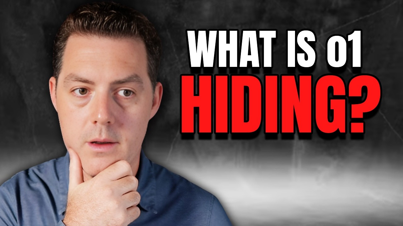 OpenAI's New o1 Is LYING ON PURPOSE?! (Thinking For Itself)