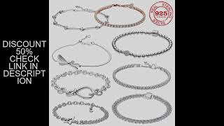 Download the video "2025 new 925 sterling silver charm bracelet for women's fashion classic classic original DIY bracele"