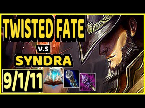 TOLAND (TWISTED FATE) vs SYNDRA - 9/1/11 KDA MID CHALLENGER GAMEPLAY - KR