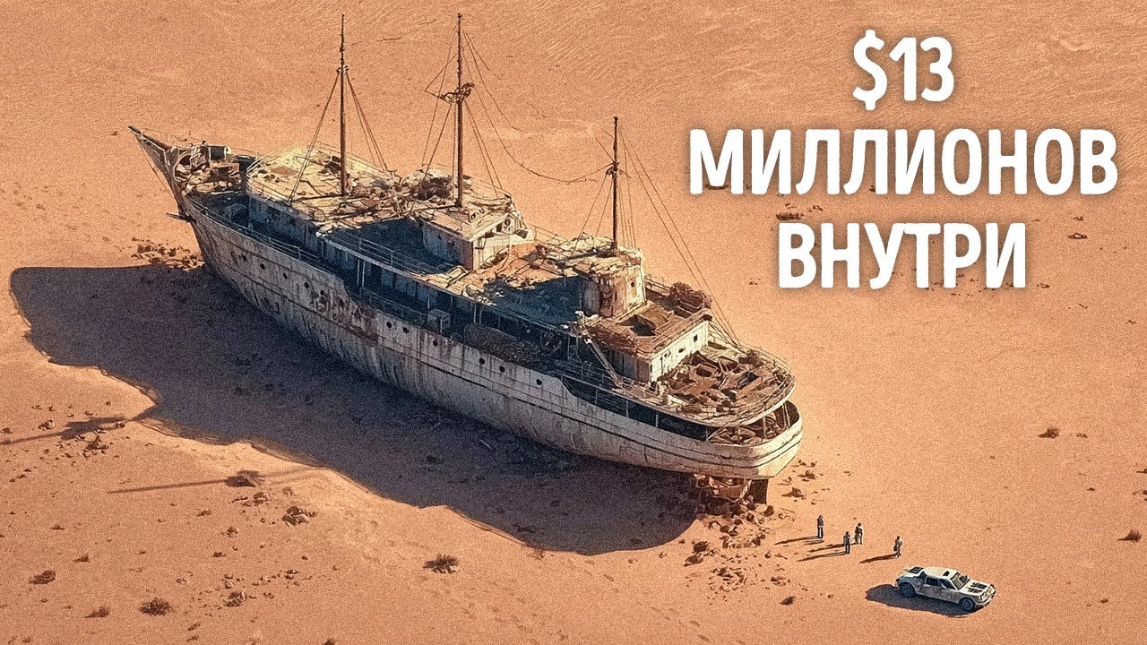 Алмазы добытчиков Намибии находят затонувший корабль с сокровищем