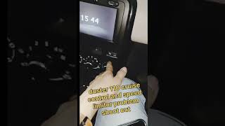 Renault duster 110 cruise control and speed limitor problem shoot out