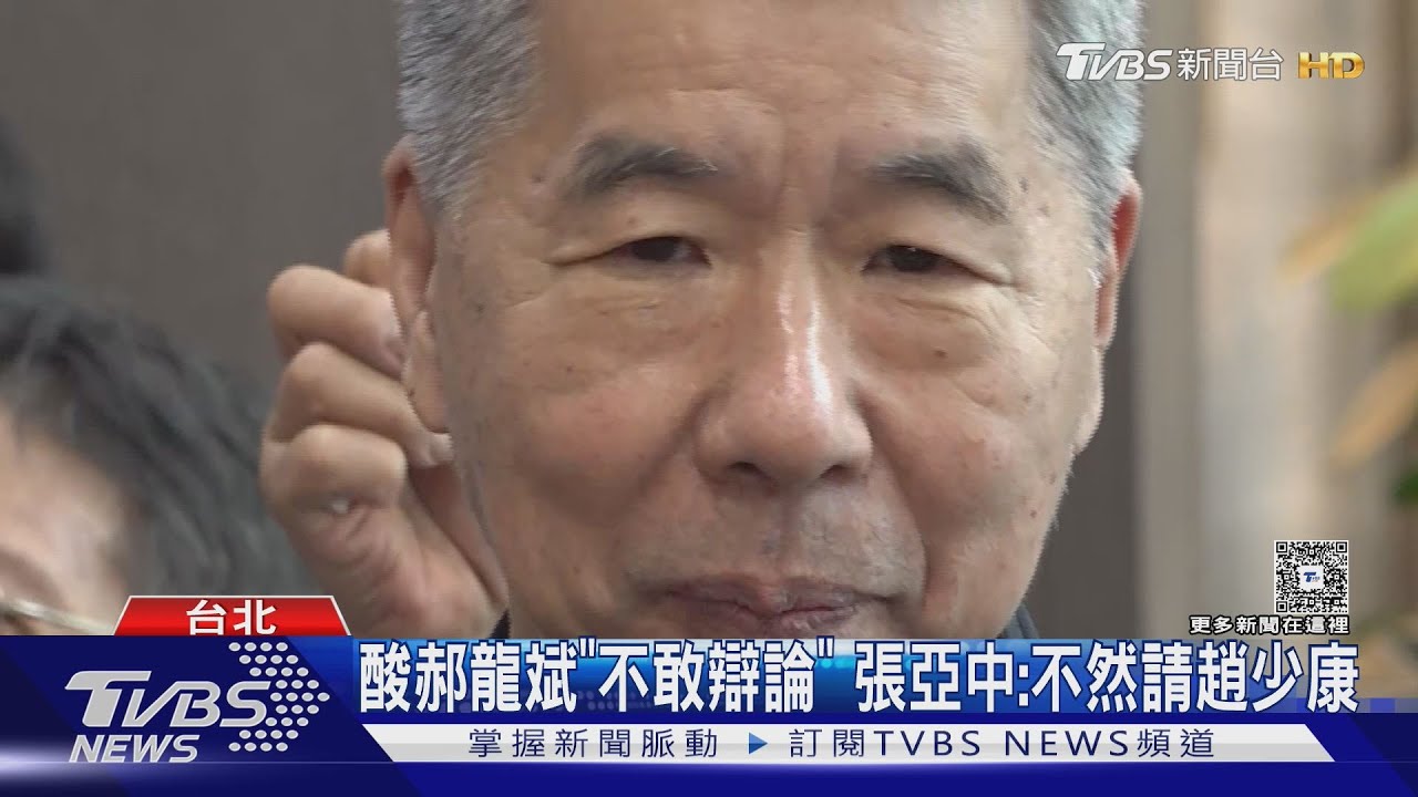 嗆聲! 郝龍斌登記 張亞中酸:不敢面對挑戰