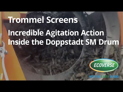 Doppstadt SM 720 Plus View of Inside the Drum