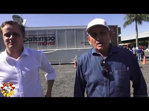 Prefeito Ayres Scorsatto e Vereador Marcelo agradece o Deputado Jorge Caruso pela Carreta do Poupa Tempo em Juquitiba