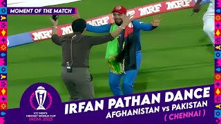 Irfan Pathan dance and Wining Moment vs Pakistan in #cwc23 #pakvsafg #irfanpathan #Afghanistan