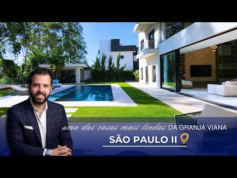 SÃO PAULO II: UMA DAS CASA MAIS LINDAS DA GRANJA VIANA | Jonathan Martins | JM Brokers