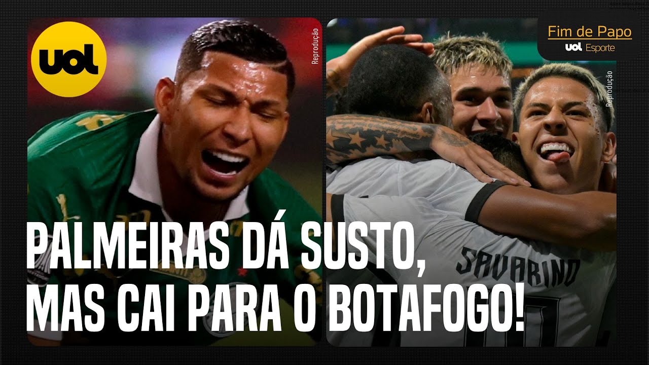 🔴 PALMEIRAS LUTA, MAS É ELIMINADO DA LIBERTADORES PELO BOTAFOGO! ANÁLISE E BASTIDORES AO VIVO
