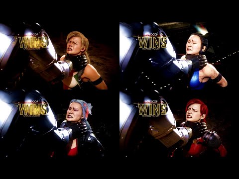 Directives - RoboCop's Victory on Cassie Cage, Kitana, Sindel & Skarlet - Mortal Kombat 11 Ultimate