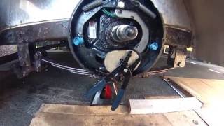 Electric Trailer Brake Maintenance 10" x 2 1/4" - DIY